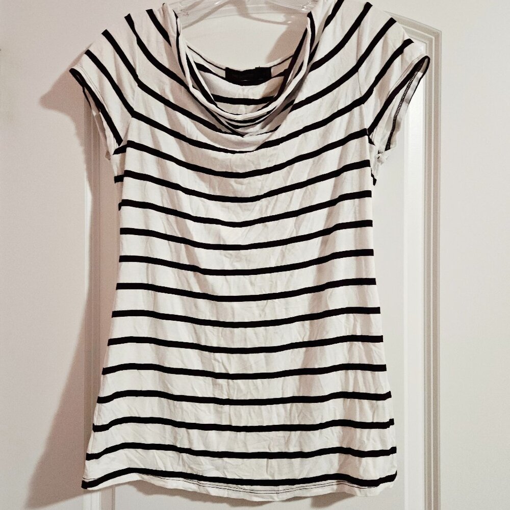 The Limited Purple Striped Tee